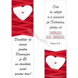 Semn carte,Deschide-ti inima pentru Dumnezeu...